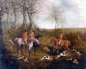 unknow artist Classical hunting fox, Equestrian and Beautiful Horses, 033. china oil painting image